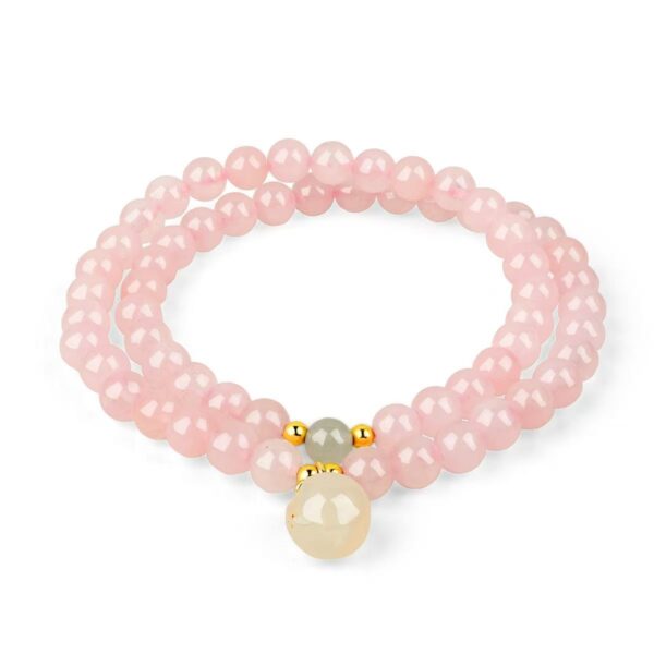 Crystal bracelet pink crystal bracelet pink sweet luck lucky peach blossom female gift