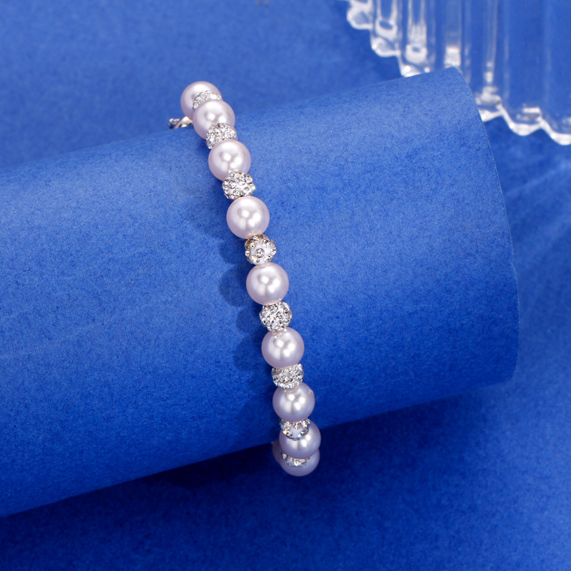 Sterling silver pearl star bracelet female niche exquisite retro elegant cross-border hot selling pull bracelet
