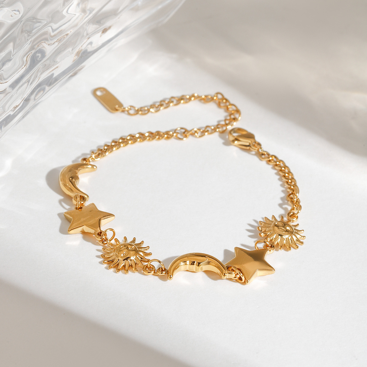 Stars and Moon Beach Summer and Autumn Vacation Style DIY Cross-border Non-fading Bracelet