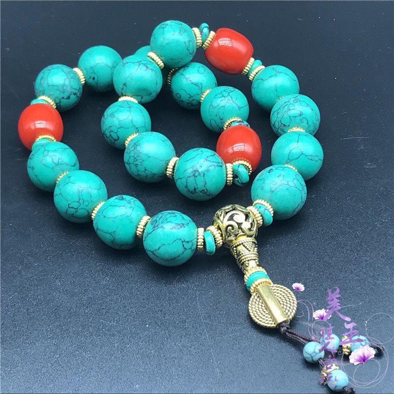 Natural turquoise bracelets for men and women