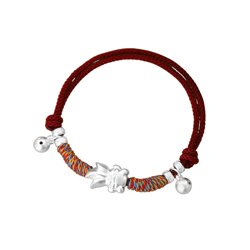 Cute goldfish bracelet for women Chinese style simple unique exquisite hand jewelry