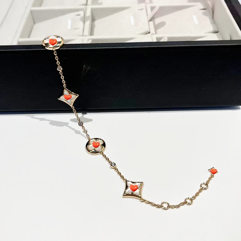 Diamond-shaped round four-leaf clover four-flower five-flower bracelet new jewelry