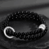 Obsidian stacking bracelet Chinese style bracelet couple bracelet string