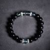 Obsidian Green Ghost Fortune Beads Beaded Bracelet Women's New Chinese Retro Simple High-end Jewelry